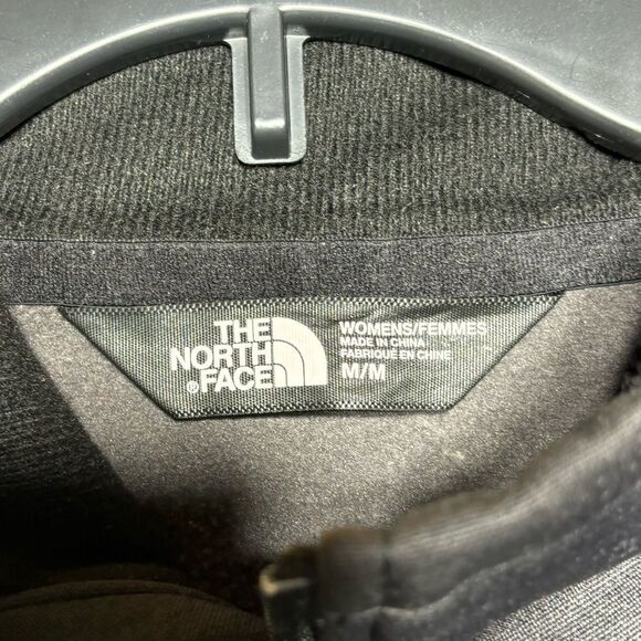 The North Face Women's Fleece Jacket Size Medium Gray Full Zip Schenley Stretch - Picture 3 of 5